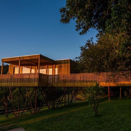 Cabanas De Canduas Cabana De Bergantinos ภายนอก รูปภาพ