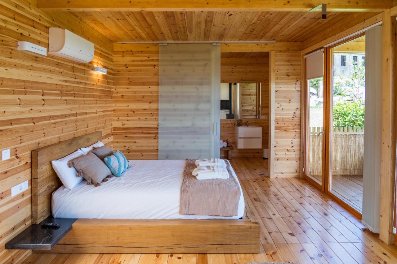 Cabanas De Canduas Cabana De Bergantinos ภายนอก รูปภาพ