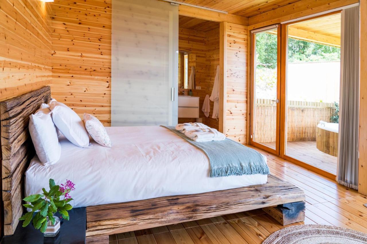 Cabanas De Canduas Cabana De Bergantinos ภายนอก รูปภาพ