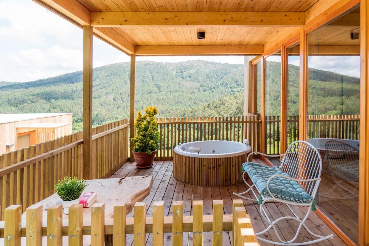 Cabanas De Canduas Cabana De Bergantinos ภายนอก รูปภาพ