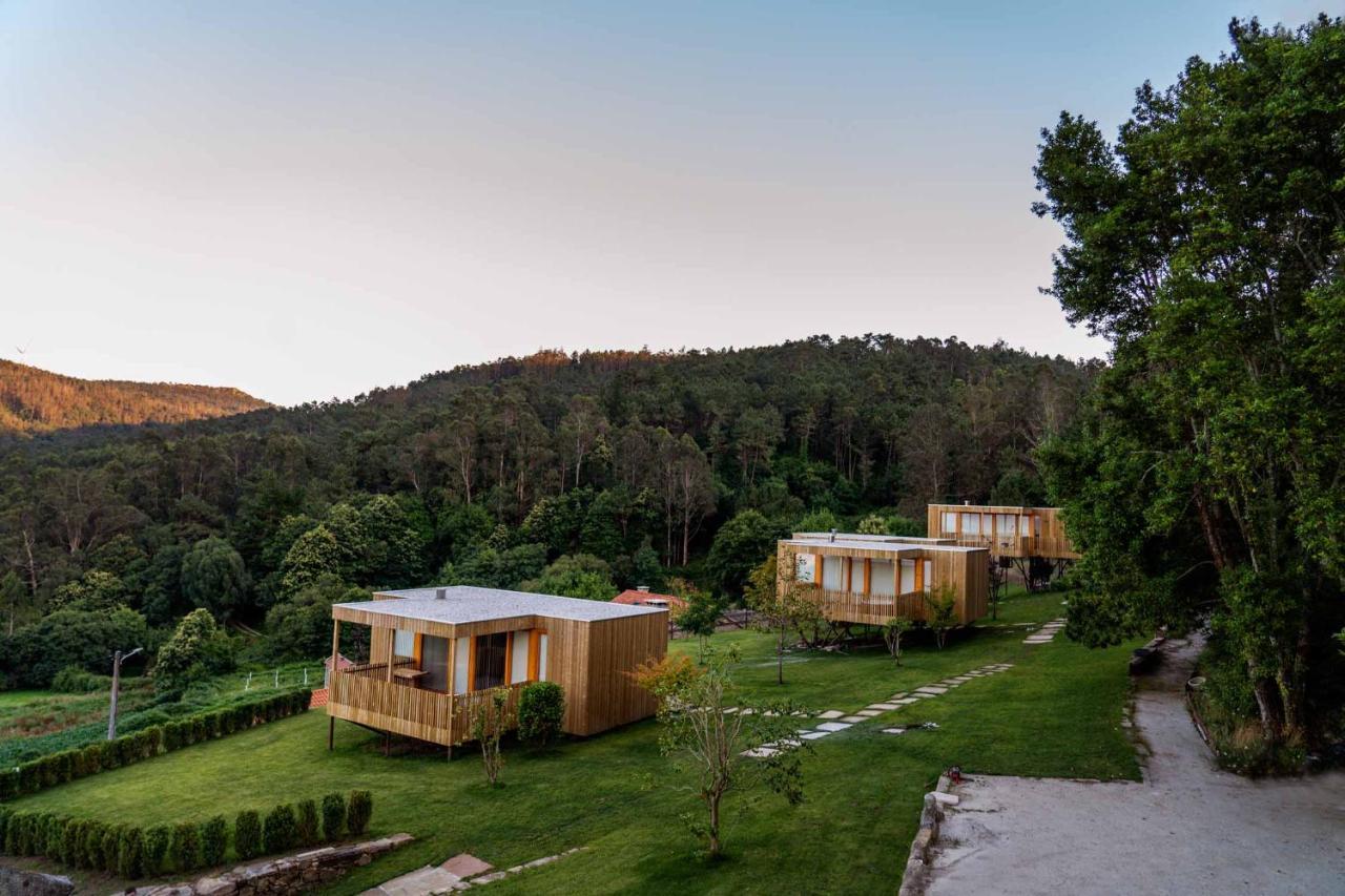 Cabanas De Canduas Cabana De Bergantinos ภายนอก รูปภาพ