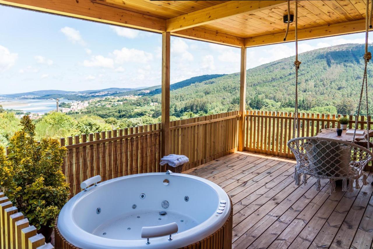 Cabanas De Canduas Cabana De Bergantinos ภายนอก รูปภาพ
