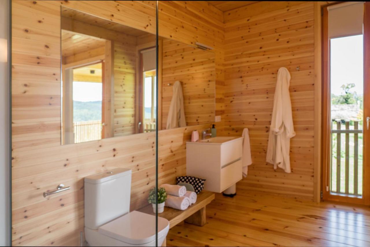Cabanas De Canduas Cabana De Bergantinos ภายนอก รูปภาพ