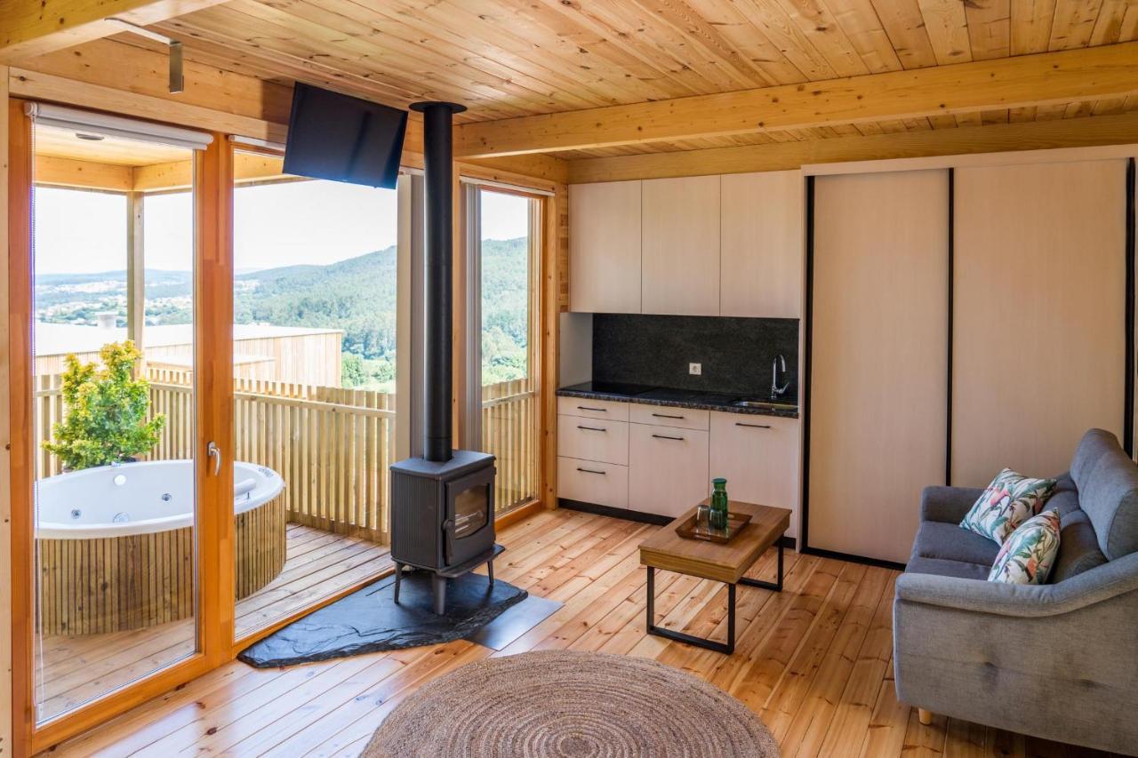 Cabanas De Canduas Cabana De Bergantinos ภายนอก รูปภาพ