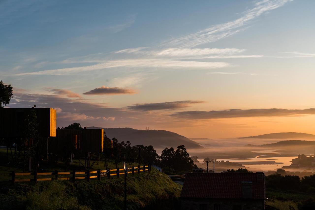 Cabanas De Canduas Cabana De Bergantinos ภายนอก รูปภาพ