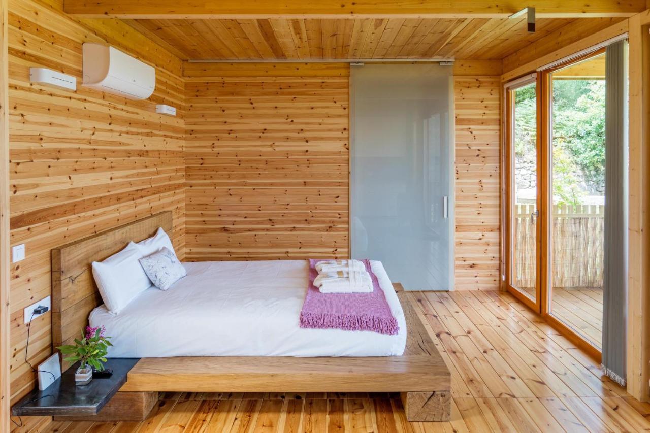Cabanas De Canduas Cabana De Bergantinos ภายนอก รูปภาพ