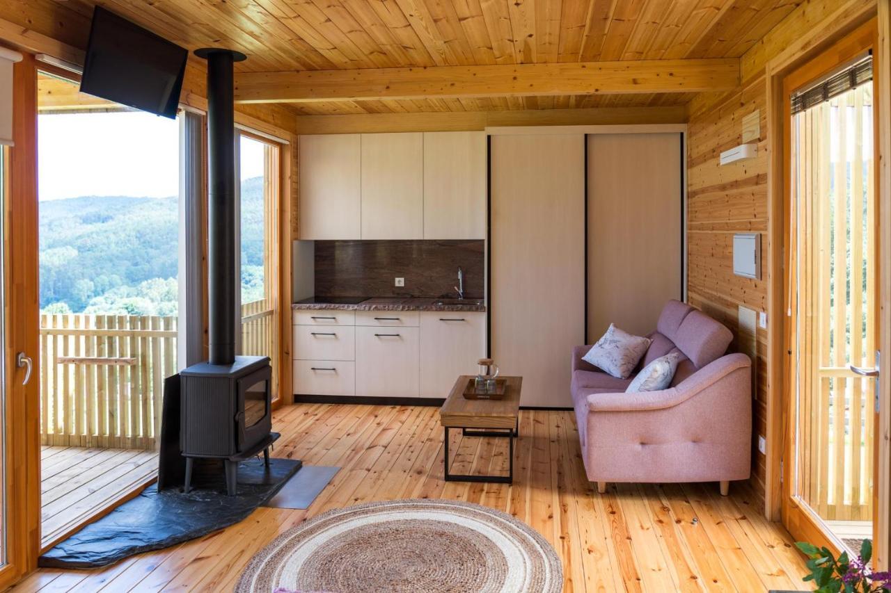 Cabanas De Canduas Cabana De Bergantinos ภายนอก รูปภาพ