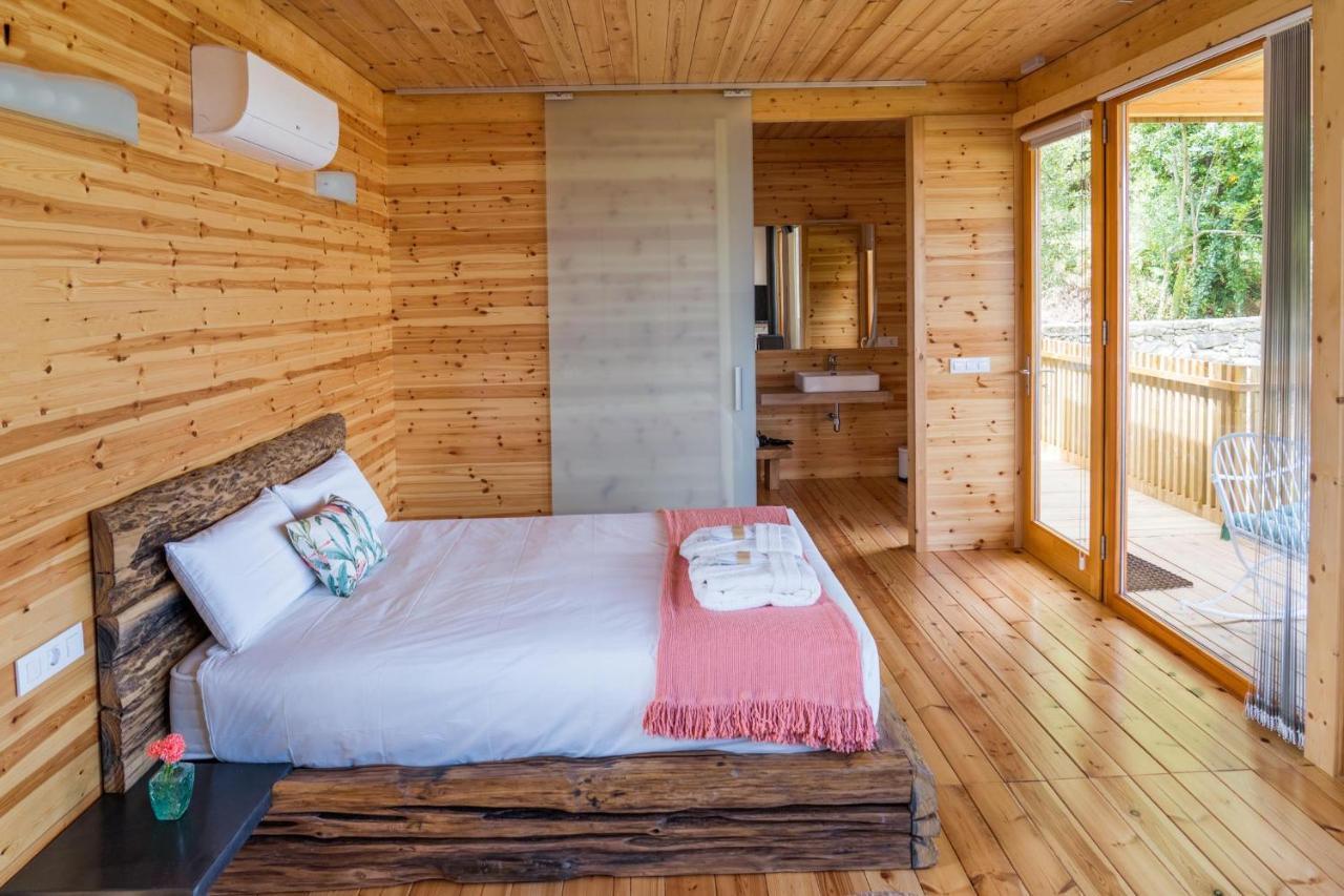 Cabanas De Canduas Cabana De Bergantinos ภายนอก รูปภาพ